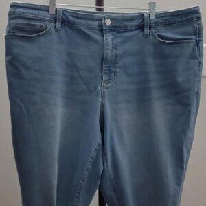 Ava & Viv High-Rise Distressed Jeans | Size 24W